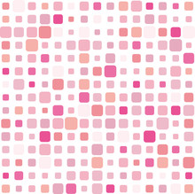 Pink Square Vector Mosaic Background