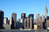 Fototapeta Miasta - classical New York- view to Manhattan from Long Island