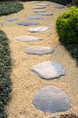 Stone walkway