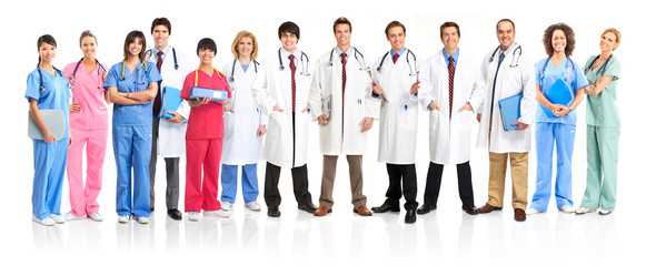 Canvas Print - medical people