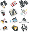 © Taras Livyy - Vector photography equipment icon set