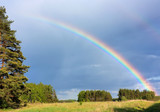 Fototapeta Tęcza - rainbow, landscape