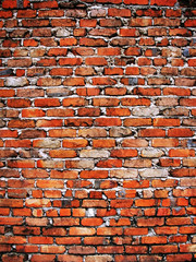 Wall Mural - old brick wall background