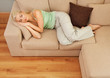 © Nejron Photo - Beautiful woman sleeping on sofa