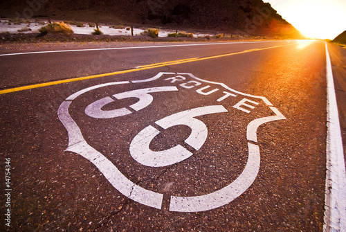 Zdjęcie: Route 66 sunset Route 66 sunset