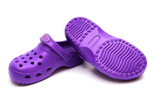 Purple Rubber Shoes