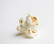 Single Popped Popcorn on White