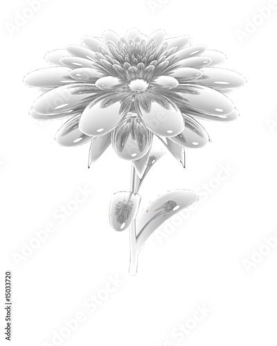 Dekoracja na wymiar  lustrzany-kwiat