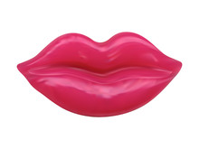 Vector Glossy Red LIps