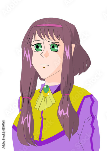 Jeune Fille Triste Buy This Stock Vector And Explore