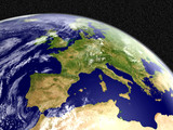 Fototapeta Przestrzenne - Erde Europa
