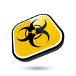 warnung biohazard risiko zeichen