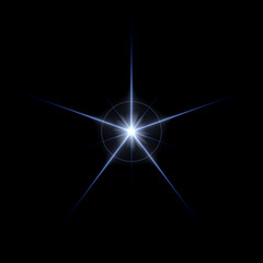lens flare star burst