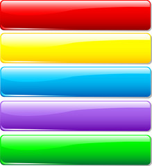 A set of  simple shiny buttons.