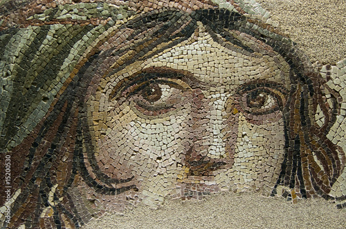 Cuadros en Lienzo THE GYPSY GIRL (GAIA) Ancient Mosaic