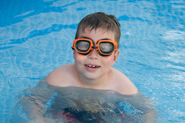 Child in the pool