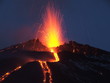 Leinwandbild Motiv Eruption Etna