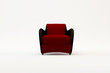 Black and red chair