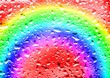 Rainbow raindrops