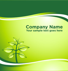 vector green abstract background with place for your text [03]