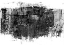 An Abstract Paint Splatter Frame In Black And White