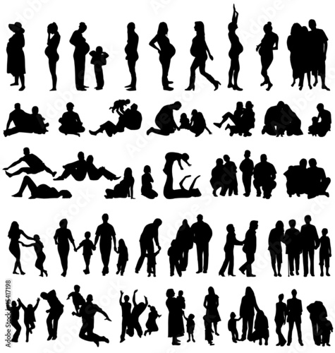 Free Free 106 Family Silhouette Svg SVG PNG EPS DXF File