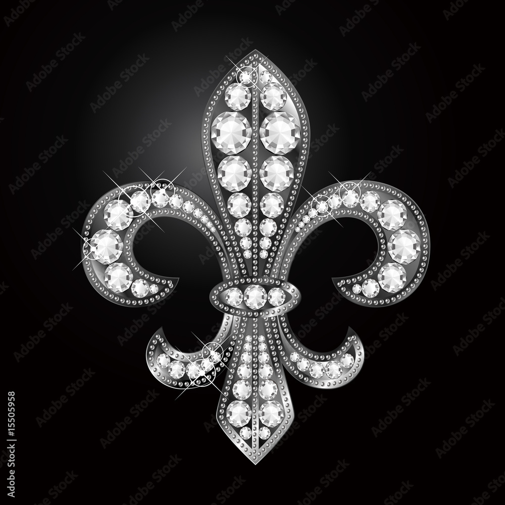 百合の紋章 fleur-de-lis の Stock ベクター | Adobe Stock