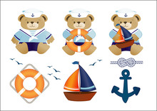 Little Sailor Teddy Bears