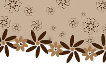 Decorative Chocolate Cappuccino Banner For Advertising