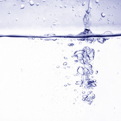 Poster - water stream falling