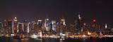 Fototapeta Miasta - New York - Night skyline