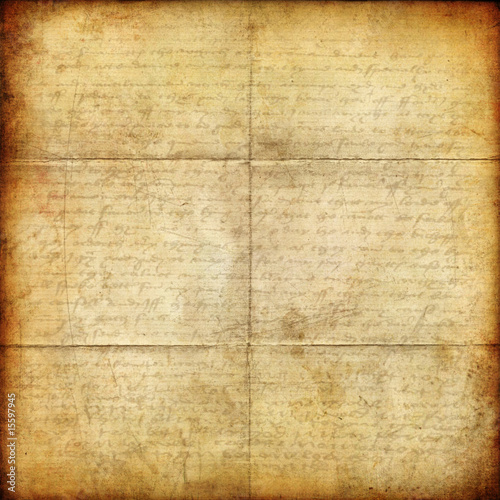 old creased paper