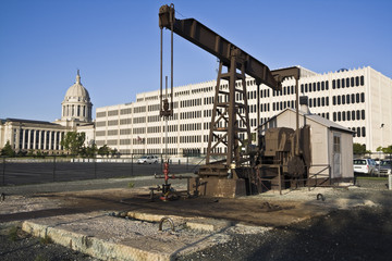 Wall Mural - Pump in Oklahoma City