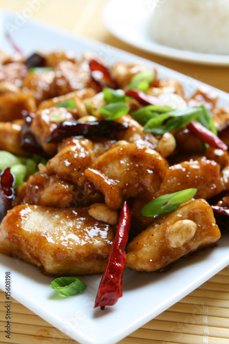 Kung Pao Chicken Canvas Print