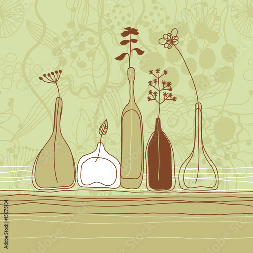 Naklejka dekoracyjna vector still-life