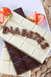 Schokolade mit Text DIABETES