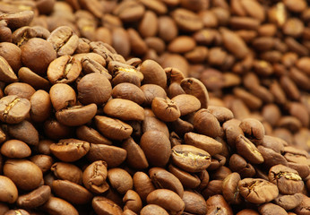 Poster - aromatic coffe beans