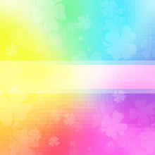 Colorful Clover Wallpaper
