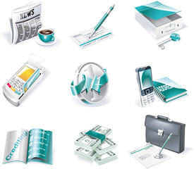 Vector banking icon set. Part 2