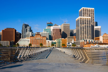 Wall Mural - Pier 14 in San Francisco