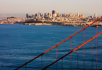 Wall Mural - San Francisco at sunset