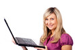 © WavebreakMediaMicro - Businesswoman Holding a laptop