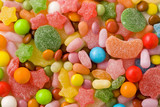カラフルなお菓子
