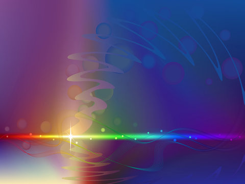 Abstract rainbow background