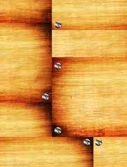 Sticker - Wooden background