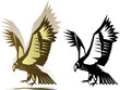Graphic condor illustration