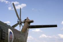 Detail Of The Military Helicopter.