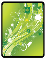 Wall Mural - ilustracion floral en vector