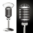 © Anja Kaiser - vector retro studio microphone