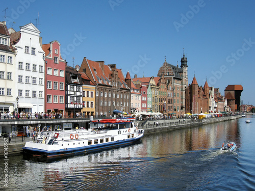 Obraz w ramie Hafen in Gdansk